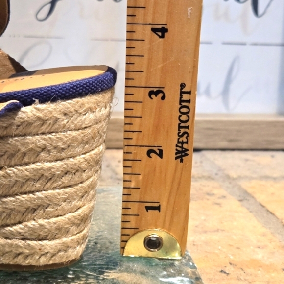 Lucky Brand Marceline Open Toe Wedge Sandal Sz 12 - Picture 8 of 8